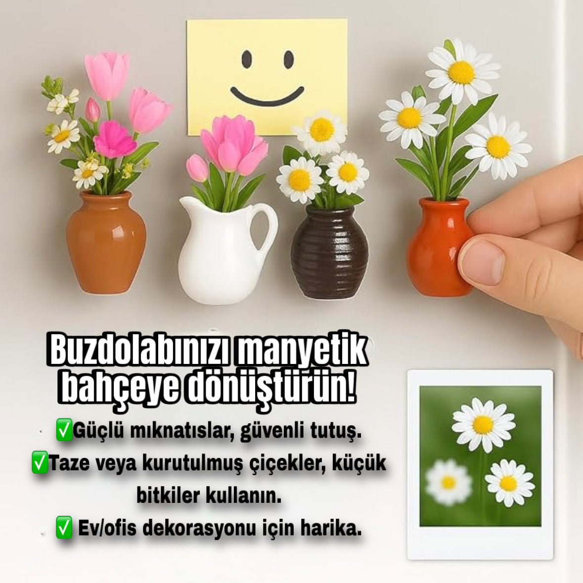 Mini seramik vazo 8'li