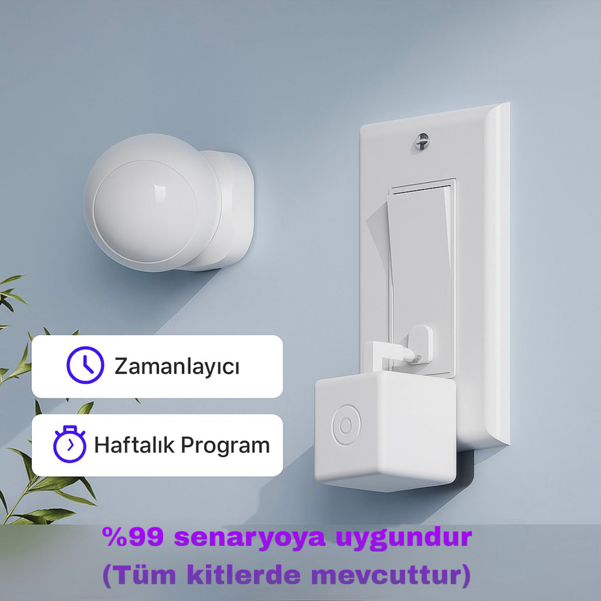 OtoParmak 2 Adet Akıllı Düğme Basma Cihazı